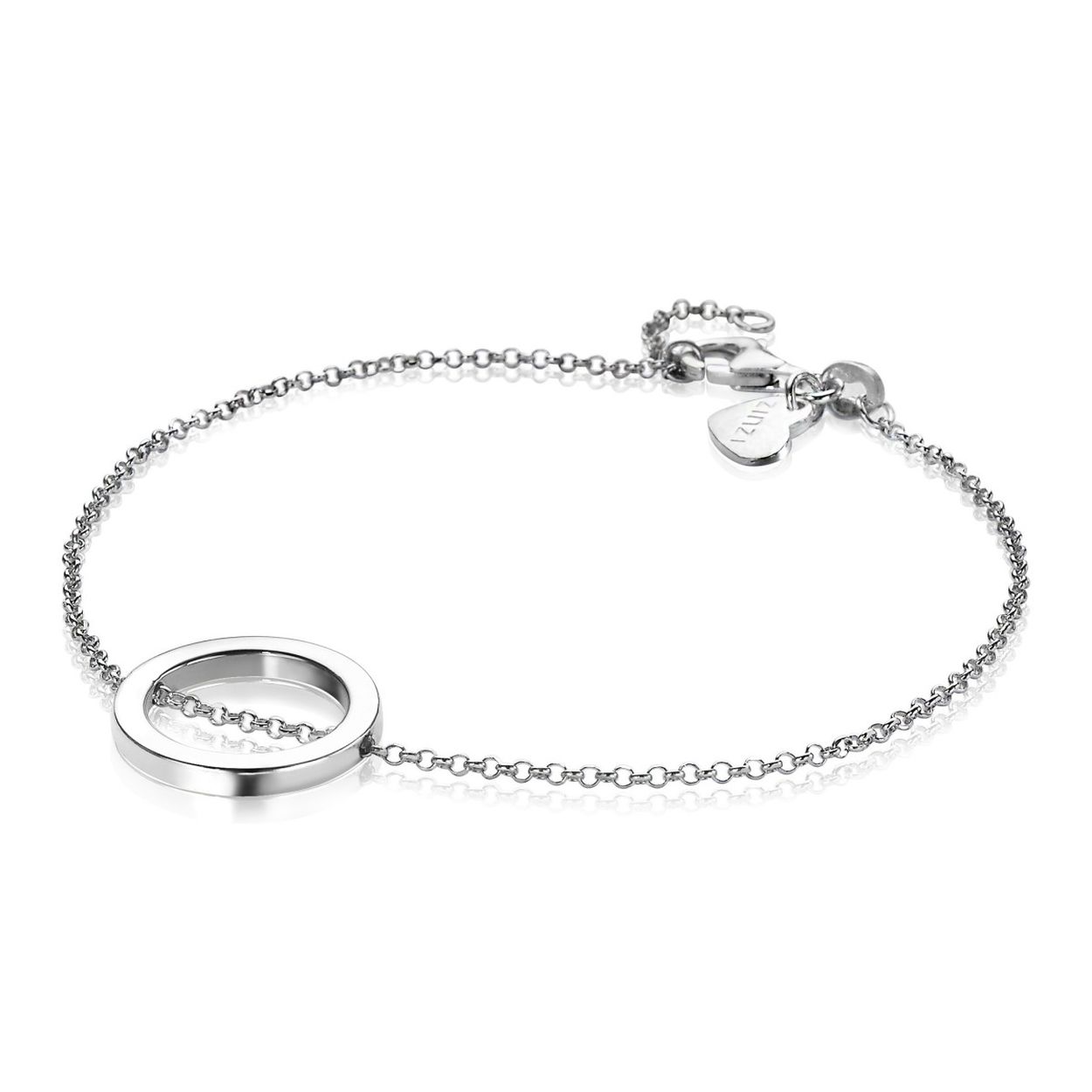 ZINZI zilveren armband open rond ZIA1425