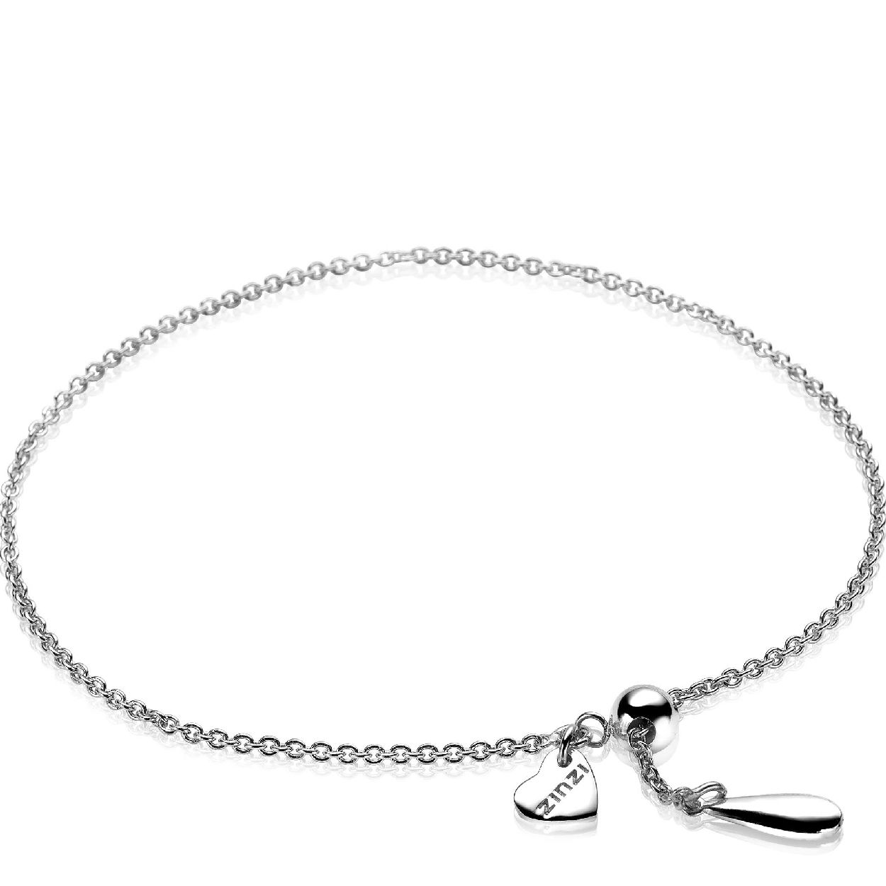 ZINZI zilveren armband druppel ZIA1733
