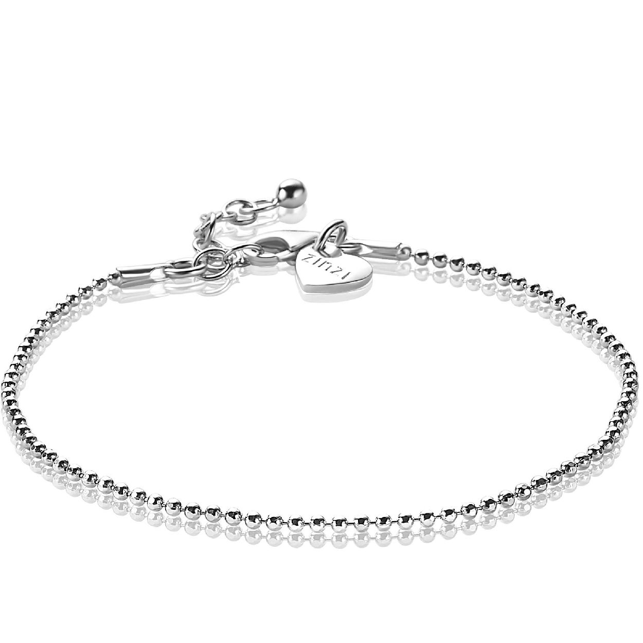 ZINZI zilveren bolletjes armband met een breedte van 1,5mm. Een tijdloos model en ideaal om te combineren met andere armbanden uit de Zinzi collectie. De lengte is te variëren van 17 tot 19,5 cm. Vervaardigd van eerste gehalte zilver (925) en met extra rodiumlaag voor een langdurige glans.