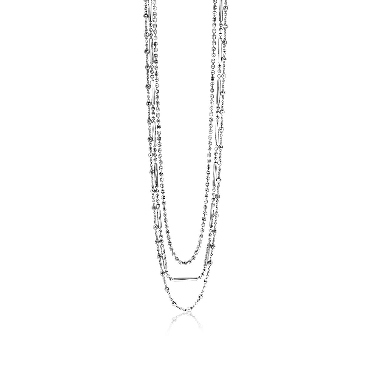 ZINZI zilveren multi-look ketting 38-42cm ZIC1462