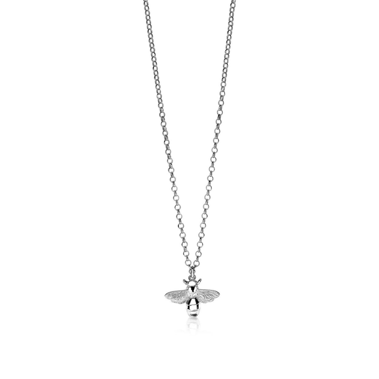 ZINZI zilveren ketting BIJ 42-45cm ZIC1701