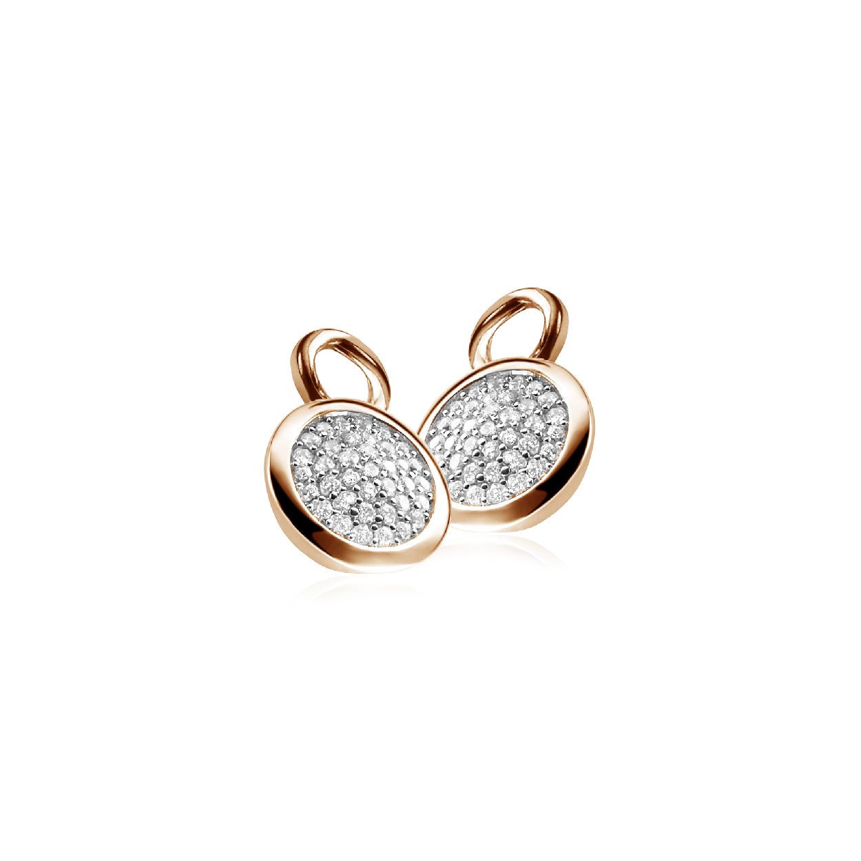 ZINZI oorbedels rond model 12mm, vol bezet met witte zirconia's. Hang ze sierlijk aan je Zinzi oorringen . De oorringen zijn niet bij de prijs inbegrepen. Vervaardigd van eerste gehalte zilver (925) en met extra rodiumlaag voor een langdurige glans.