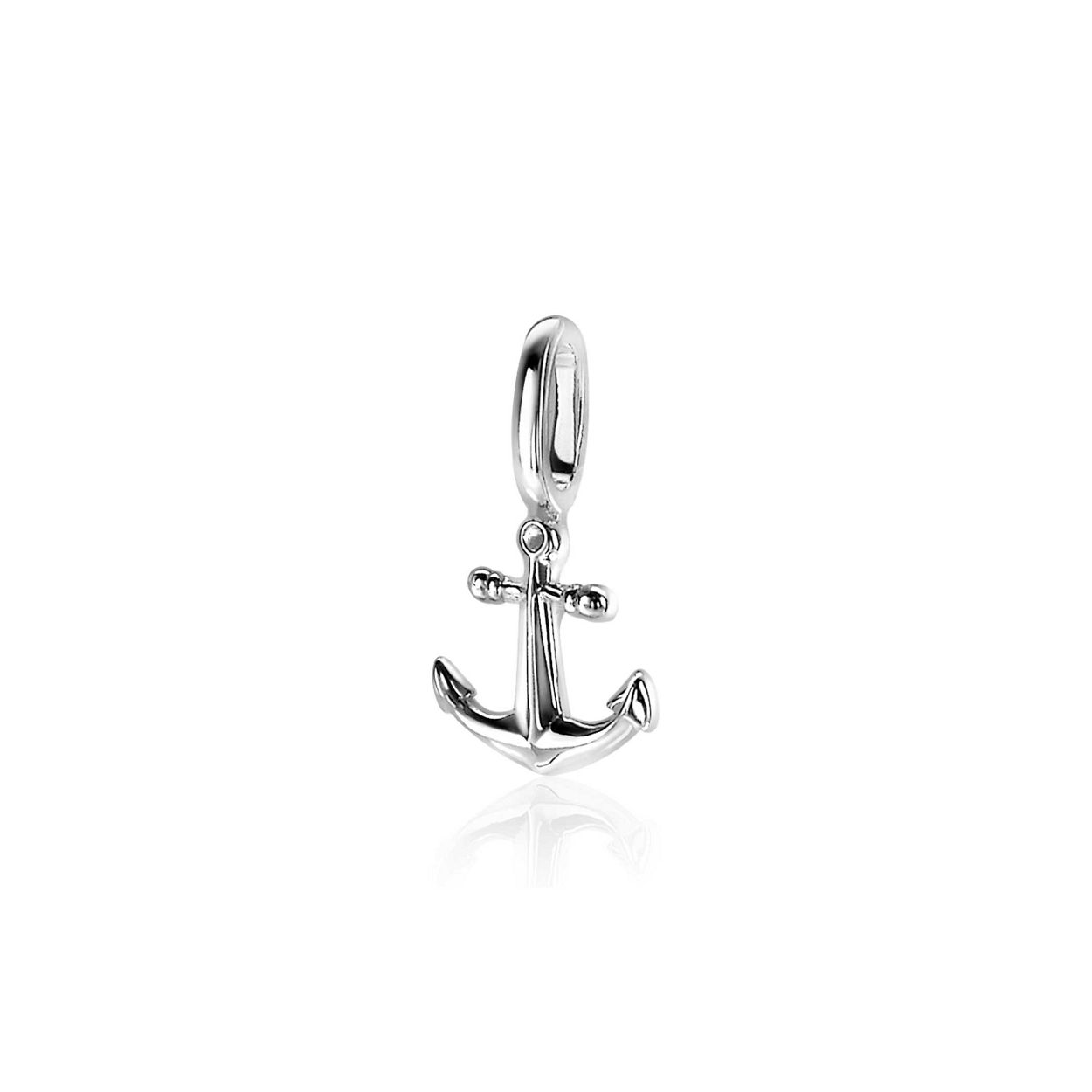 Zinzi zilveren anker hanger ZIH2063