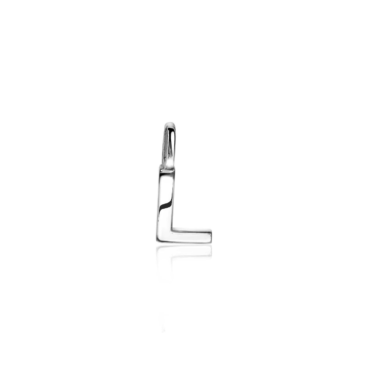 ZINZI zilveren letter hanger L ZIH2140L