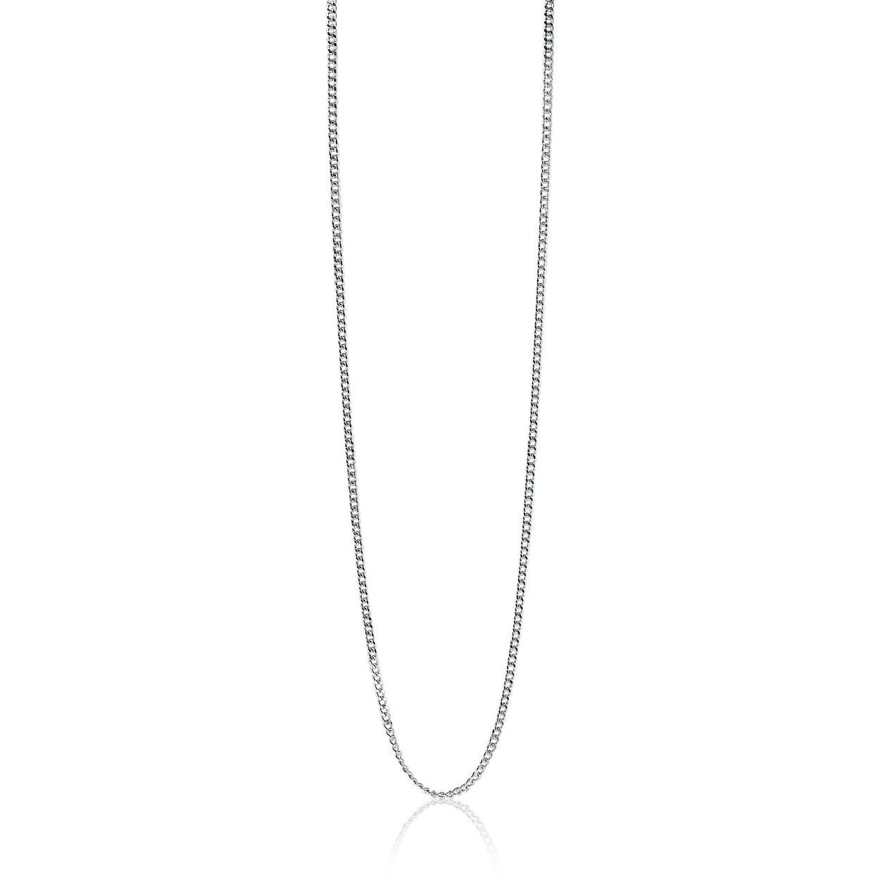 ZINZI zilveren gourmet ketting 45 cm ZILC-G45