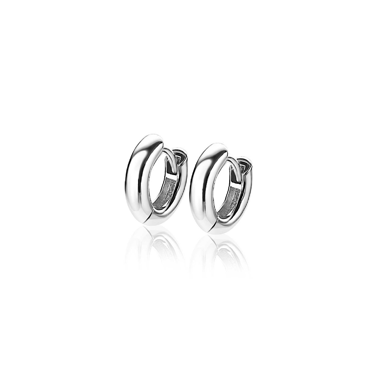 Zinzi zilveren creolen 12 x 3mm ZIO189