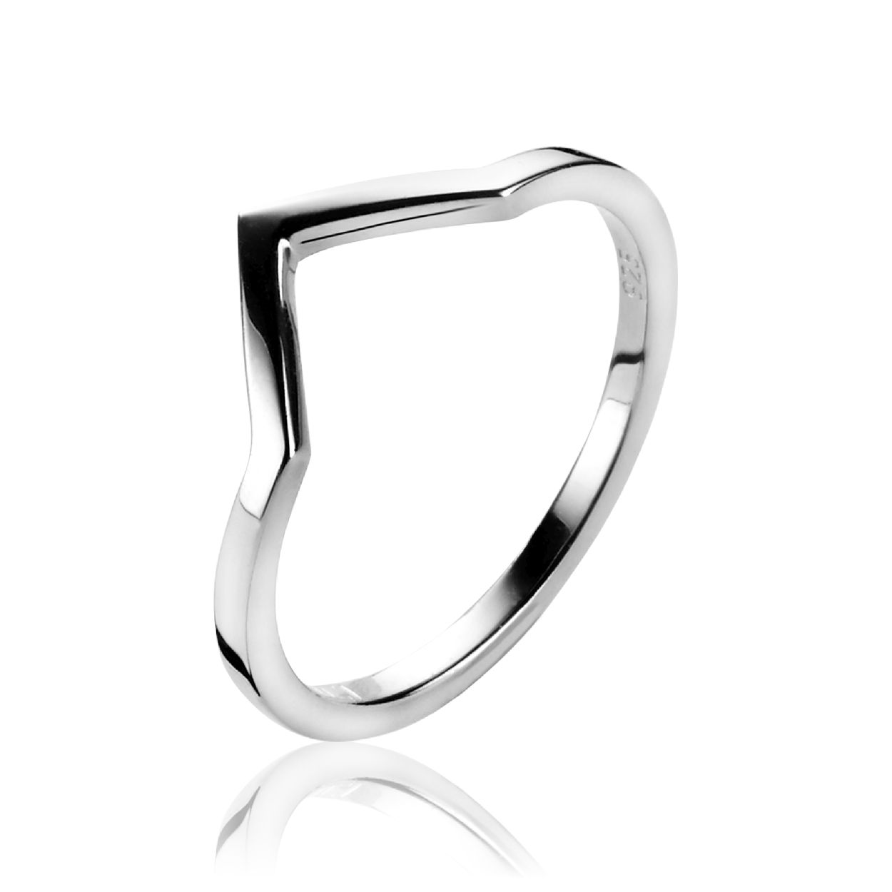 ZINZI zilveren ring met V-model, gladde buis 2mm breed. Trendy ring die je los of met aanschuifringen kunt dragen. Een musthave voor de fashionista's! Mix en Match met andere aanschuifringen uit de Zinzi collectie! Vervaardigd van eerste gehalte zilver (925) en met extra rodiumlaag voor een langdurige glans.