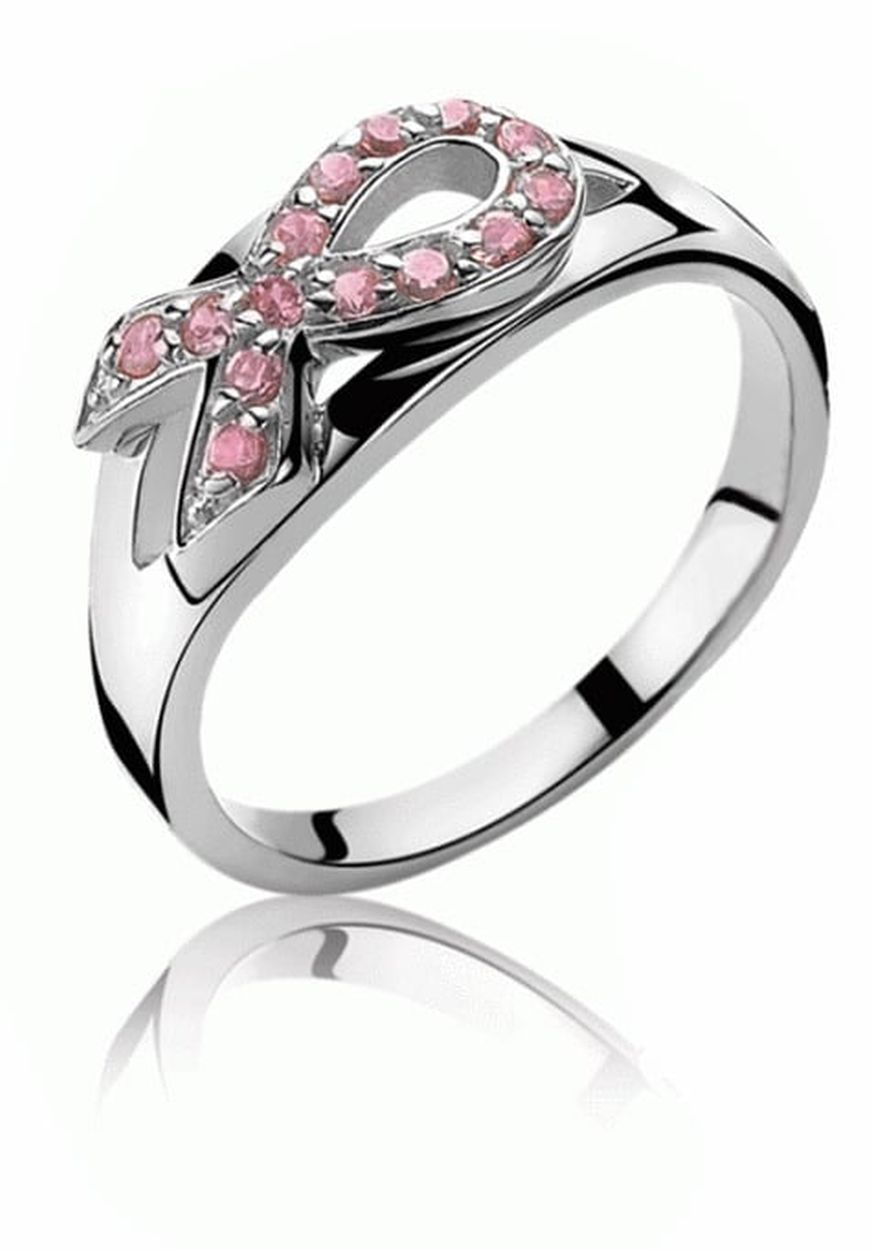 Zinzi zilveren PINK RIBBON RG 58 ZIR560-58
