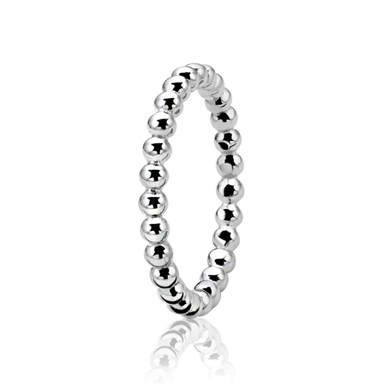 Dit is een ring van het merk Zinzi. De ring is zilverkleurig en gemaakt van zilver. 