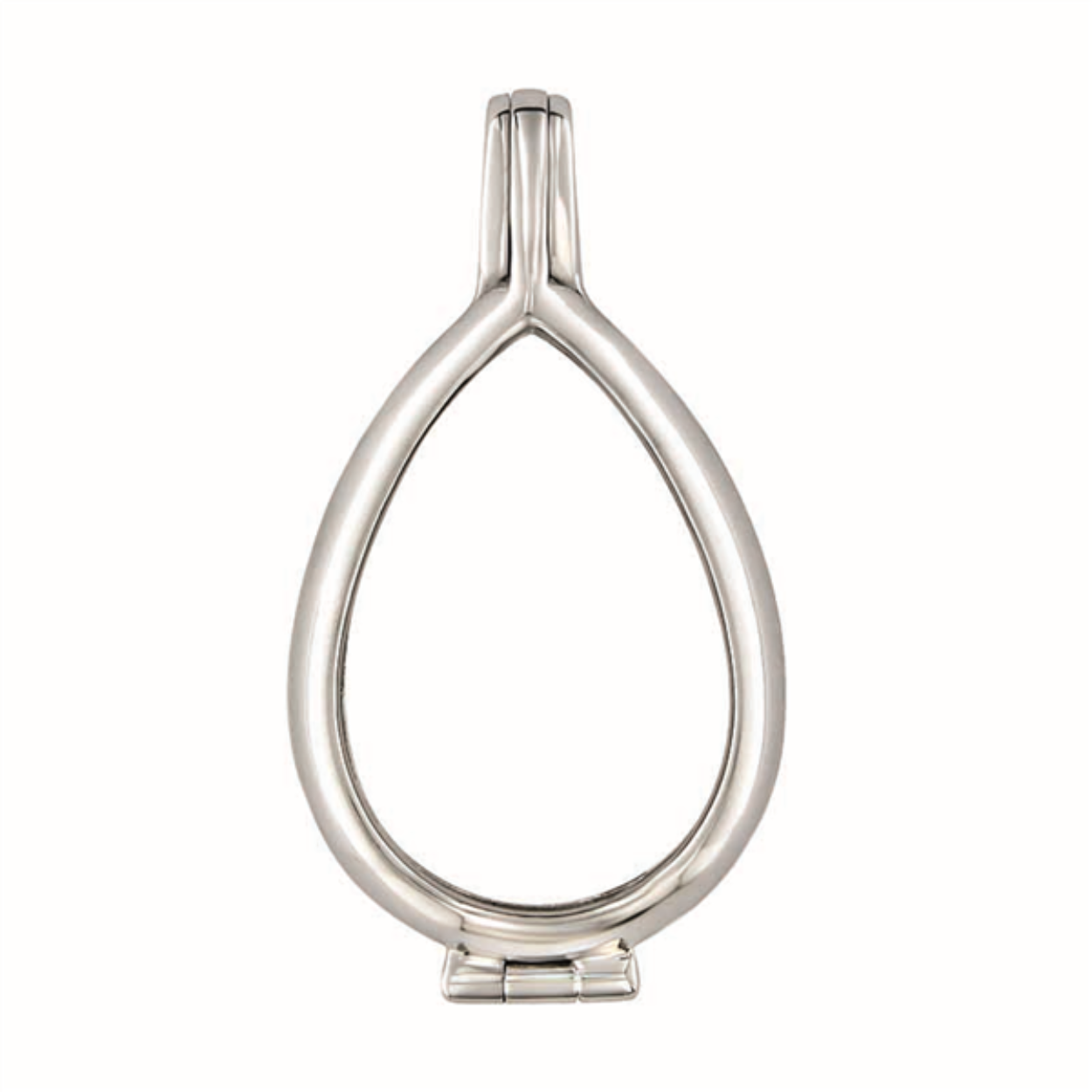 Het MY iMenso medaillon (hanger) kan je eenvoudig openen om zo de insignia’s te wisselen. Het medaillon Goccia is 25mm en is vervaardigd van 925 Sterling zilver met een hoogwaardige afwerking