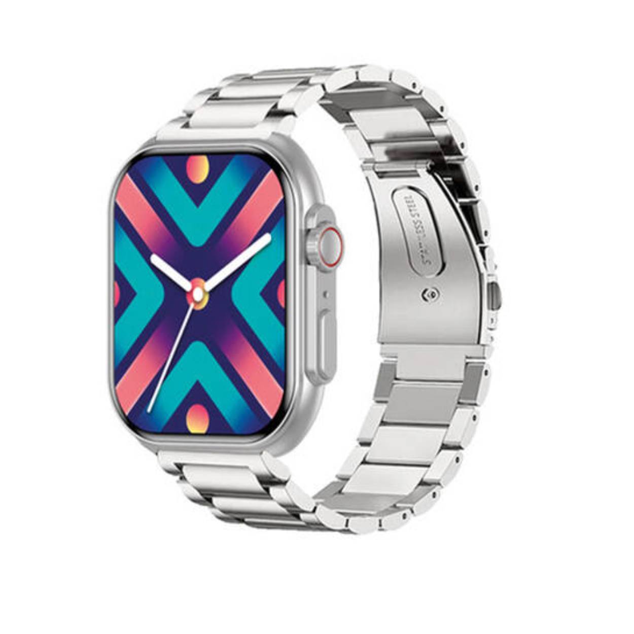 Smarty 2.0 smartwatch
SW068 - Ø47 - ZILVERKLEURIG
Vorm horlogekast: Rechthoek
