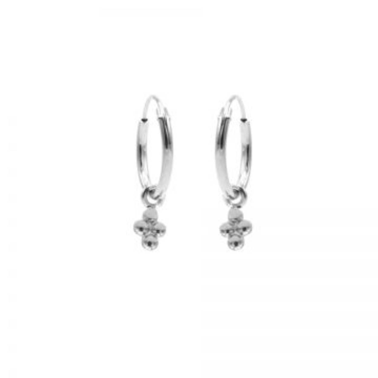 Hoops Symbols 4 Dots Silver