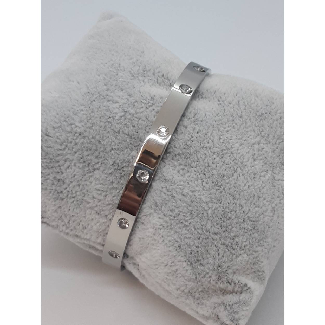 staal armband met stenen