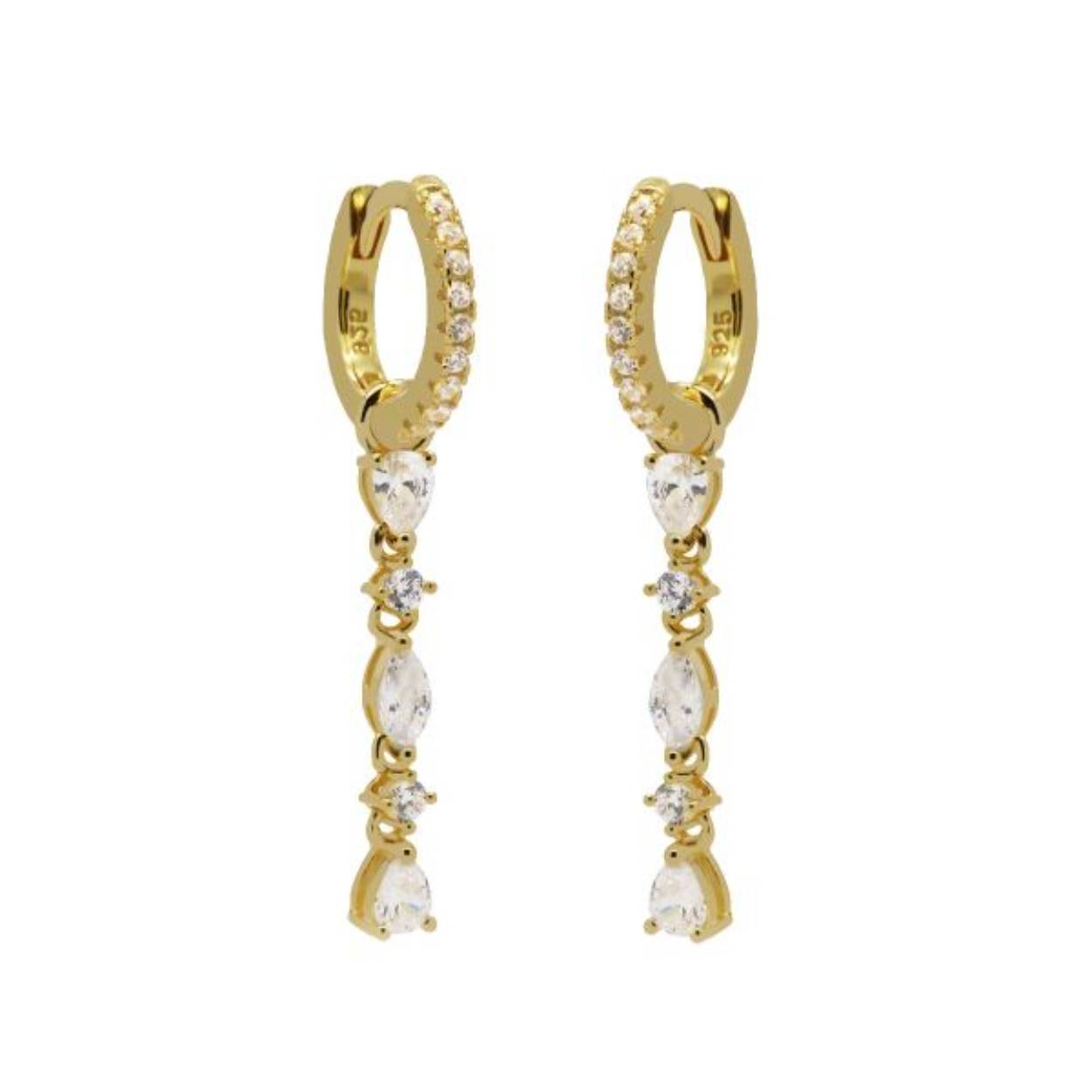 A85 Karma | Hinged Hoops MASY Chain | Goldplated