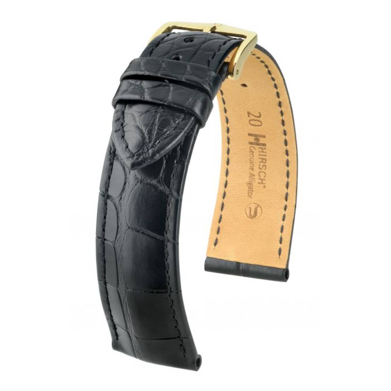 Het dappere karakter maakt deze horlogeband tot een populaire accessoire voor individualisten. 

Zorgvuldig gesorteerde, vezeldiep in het vat gekleurd Louisiana alligator leer met een zijdeachtig glanzend oppervlak door handmatig borstelen en elegante tweekleuring.

Karakteristieke mix van rechthoekige en ovale schubben door horizontale snijmethode.