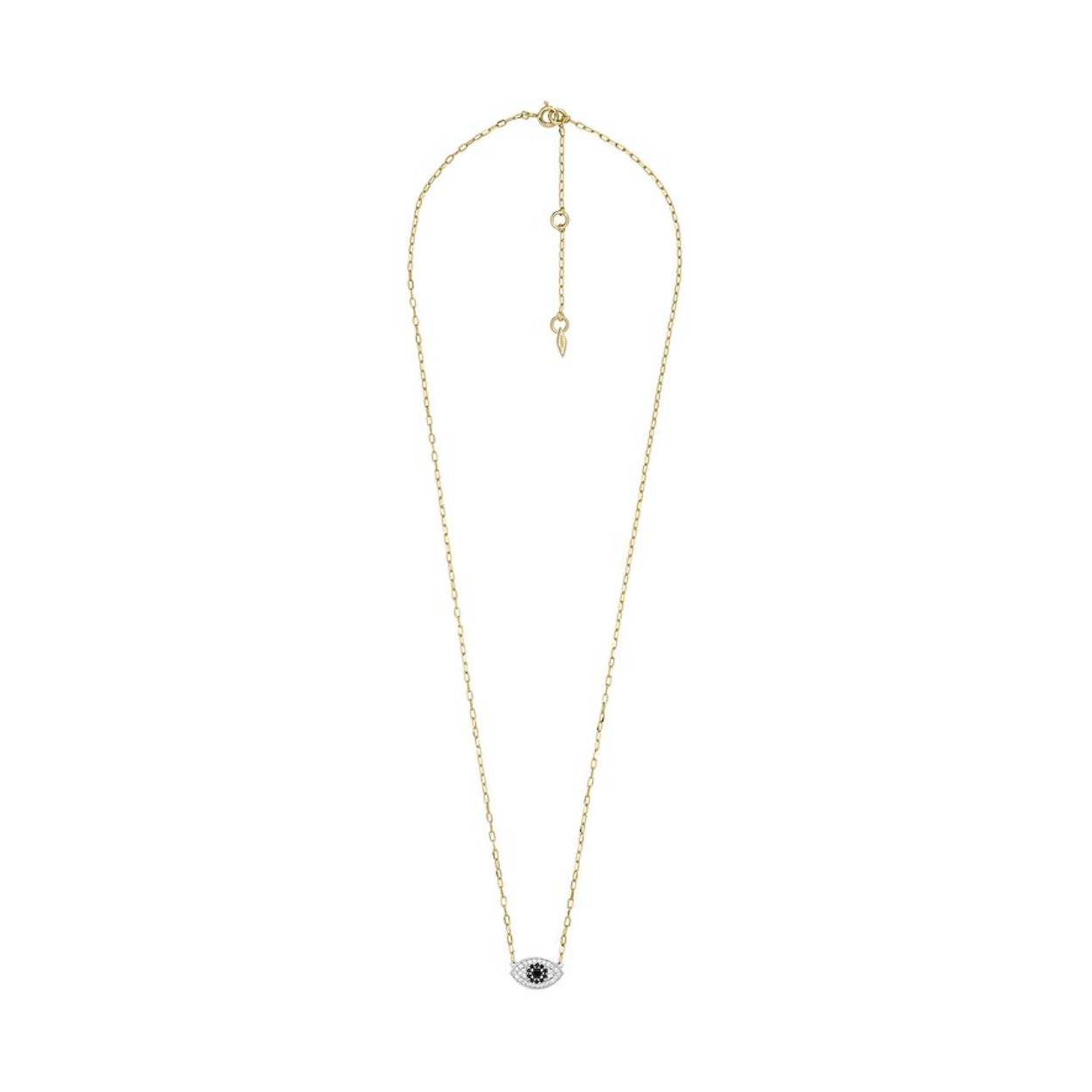 Evil Eye 14K Gold Plated Sterling Silver Chain Necklace
