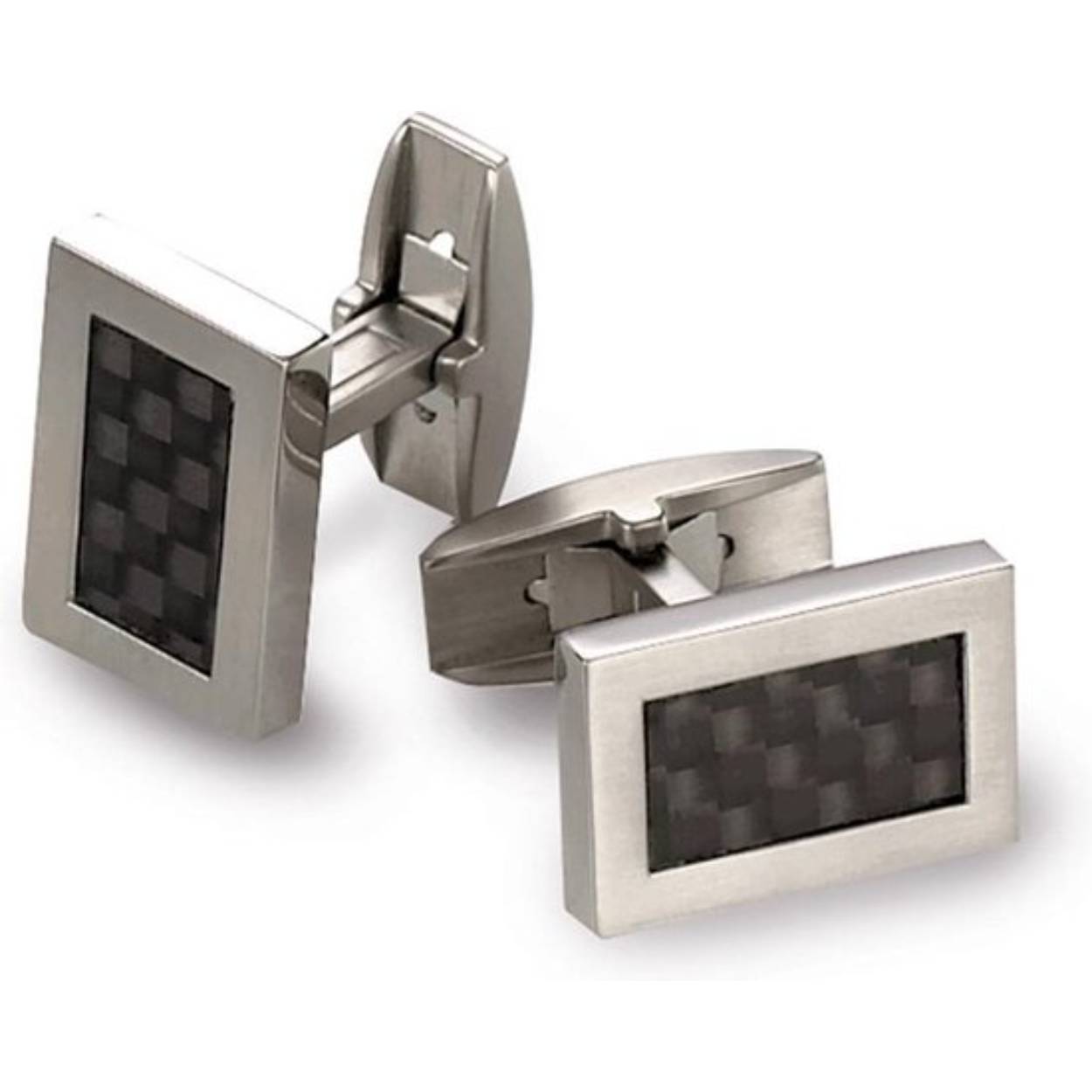 Titanium manchetknopen 