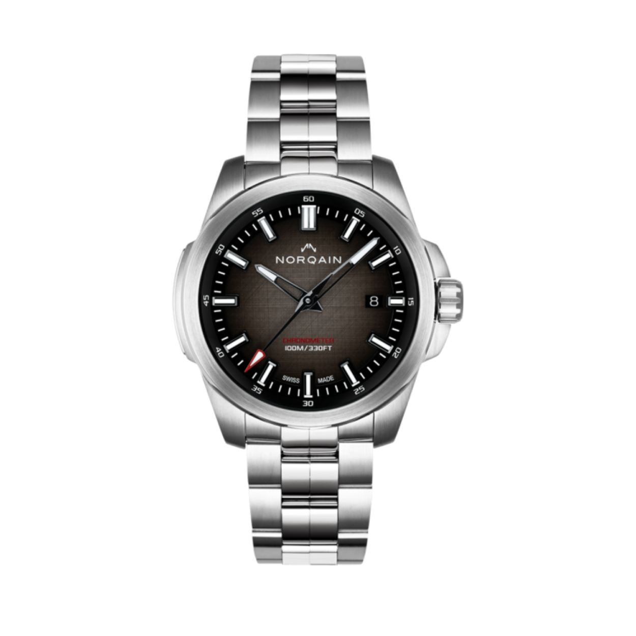 Elk Norqain horloge uitgerust met ETA of Sellita uurwerken wordt geleverd met een internationale fabrieksgarantie van twee jaar. Door lid te worden van de Norqainer club, kan deze garantie worden verlengd tot drie jaar.