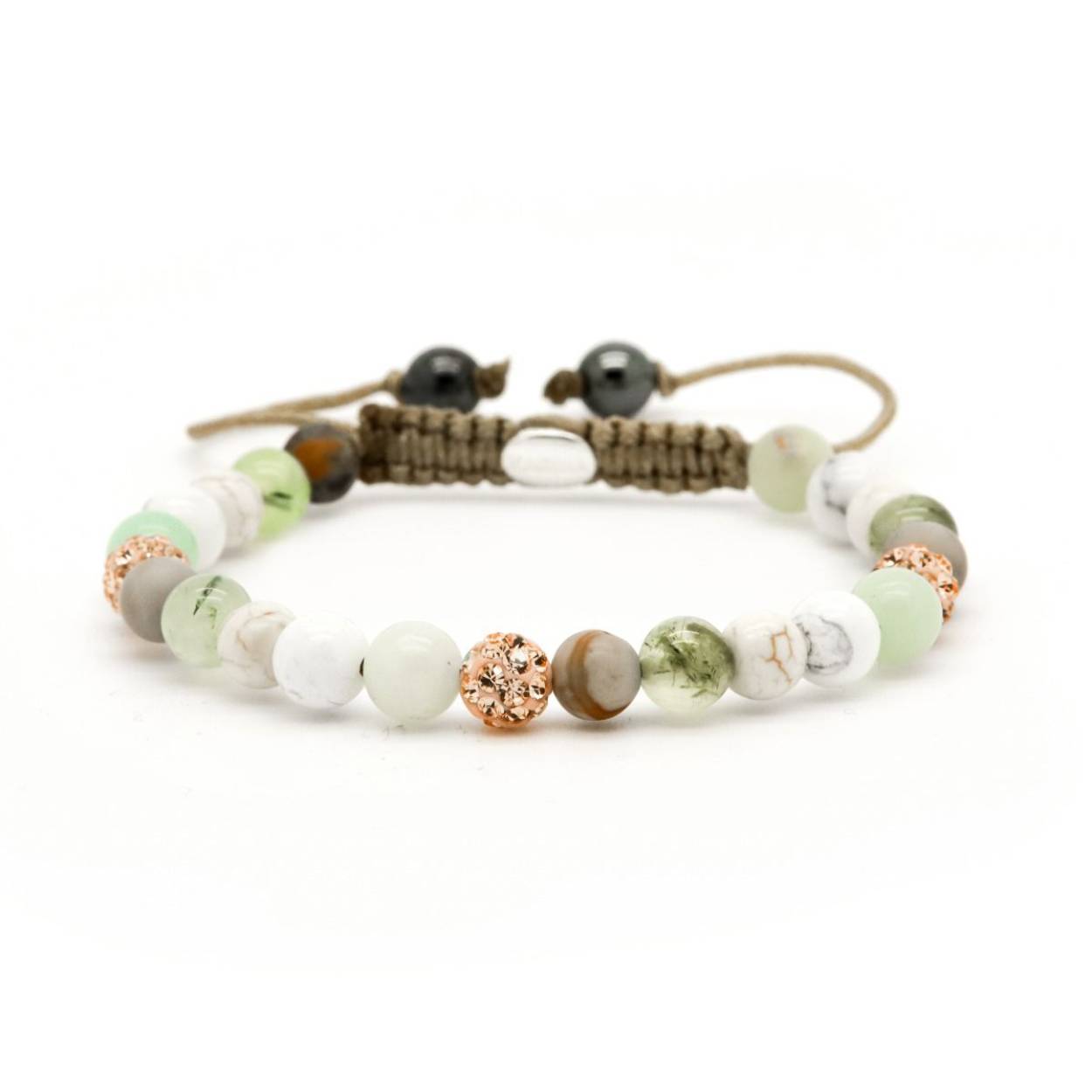Karma armband,  Spiral Misty Mea XS (rosegold crystal)