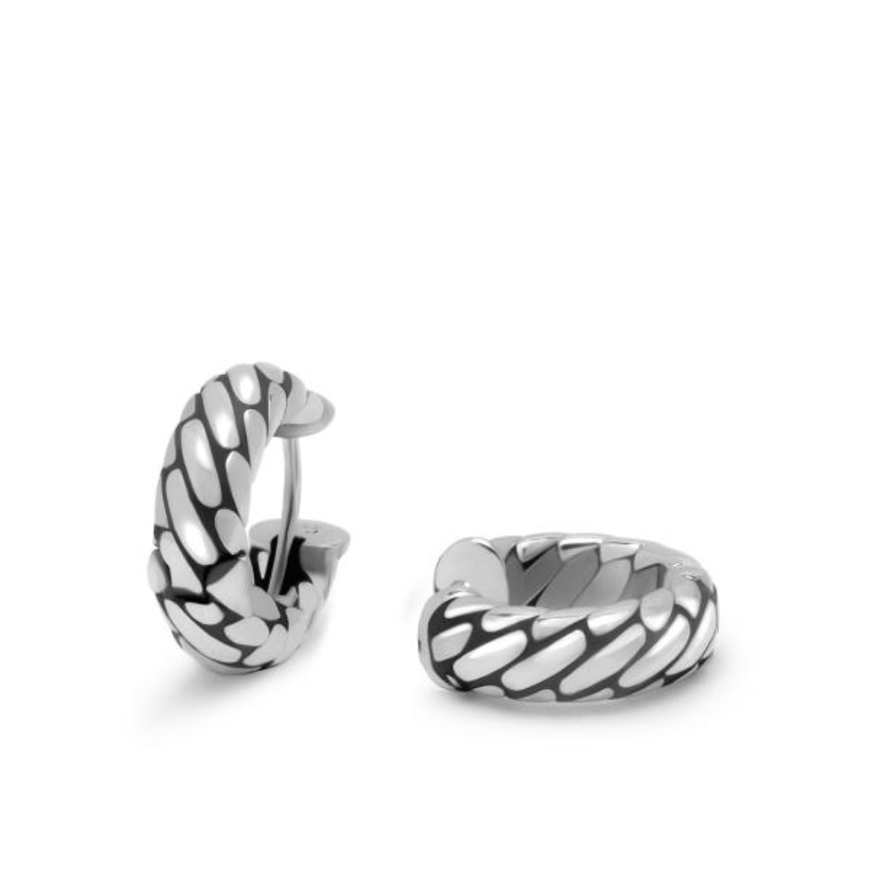 Silk Jewellery Oorringen Zilver BOLD collectie 757.1