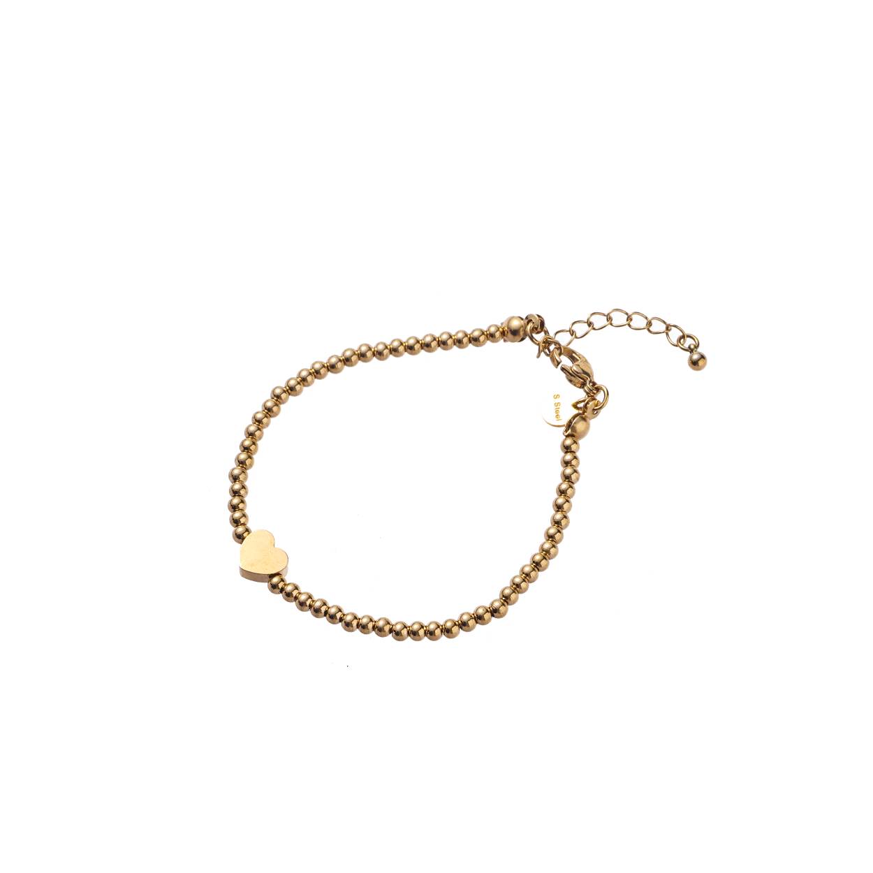 Chunky Heart Bracelet - 14K
B4266-2