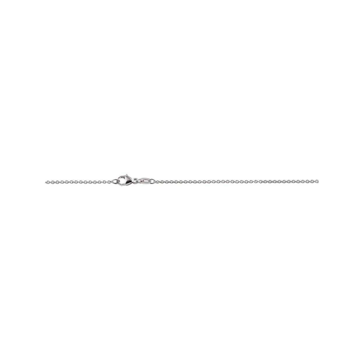 18krt witgouden collier van Al Coro, 45cm