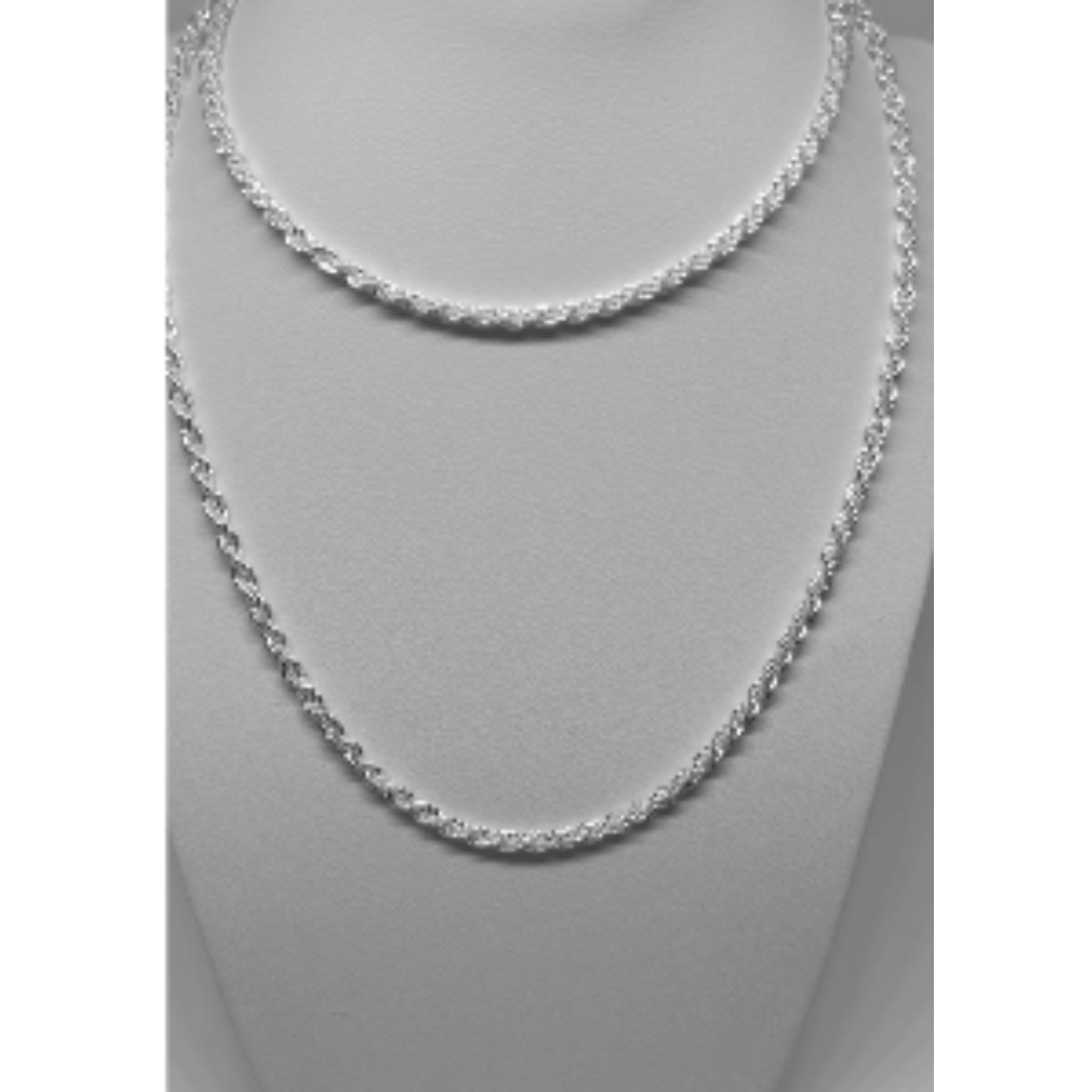 Zilveren rope chain 2mm 