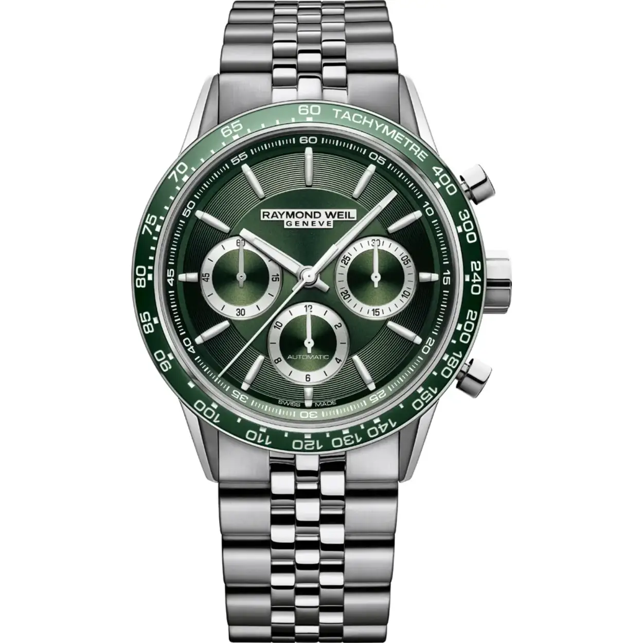 Dit is een horloge van het merk Raymond Weil gemaakt voor heren.
De specificaties zijn als volgt:
Kastmaat: 42