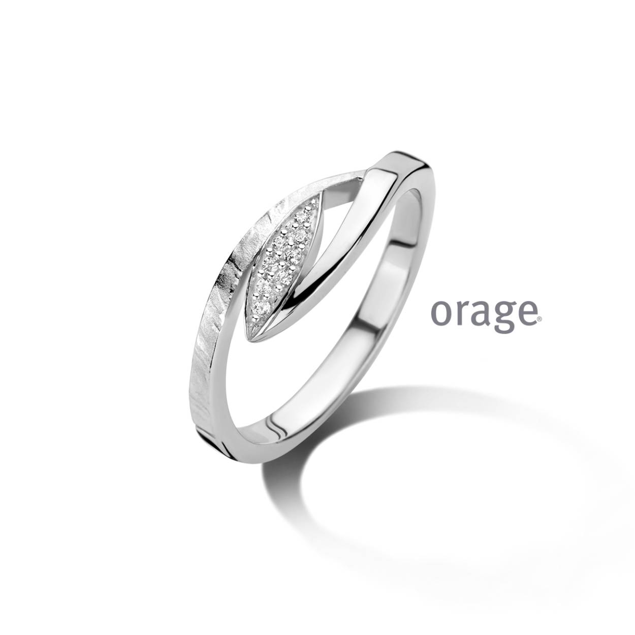 Zilveren ring met zirkonium van het merk Orage