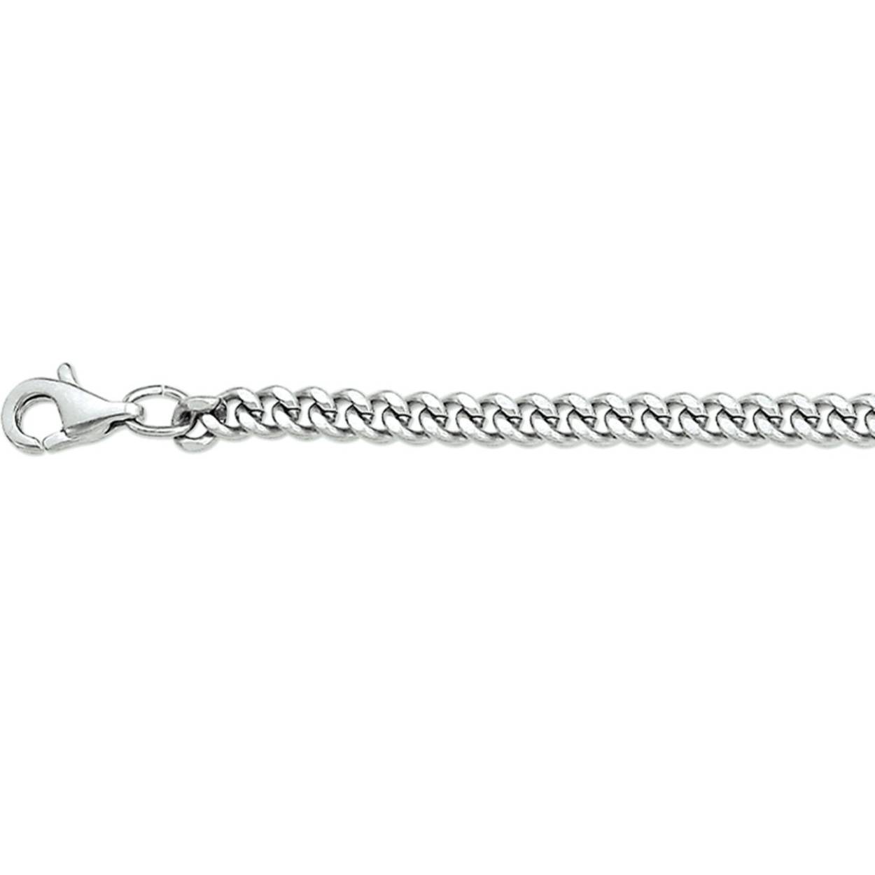 Edelstalen collier gourmetschakel 50 cm / 4.3 mm