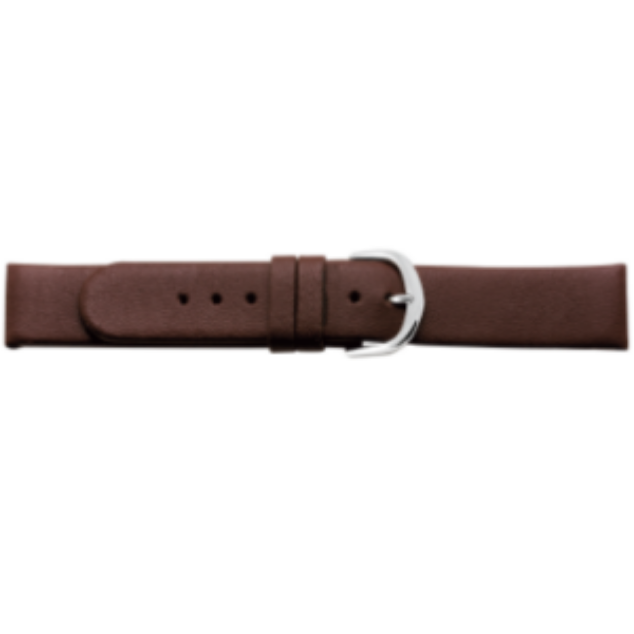 Horlogeband bruin leer 28mm