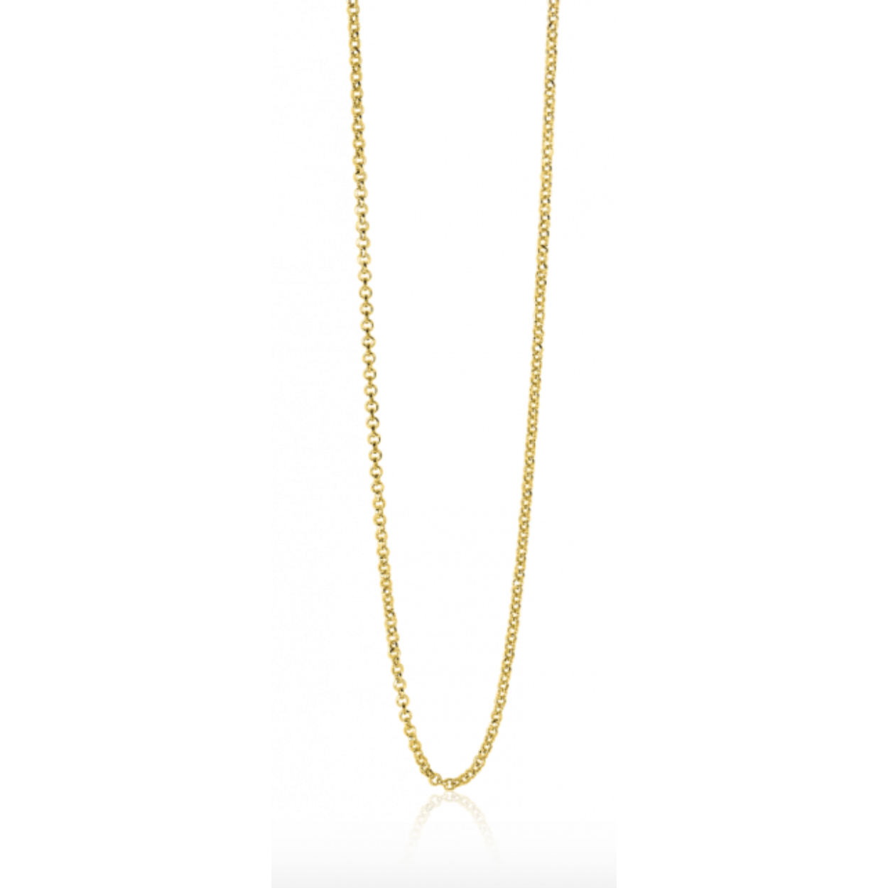 bolletjes collier verguld