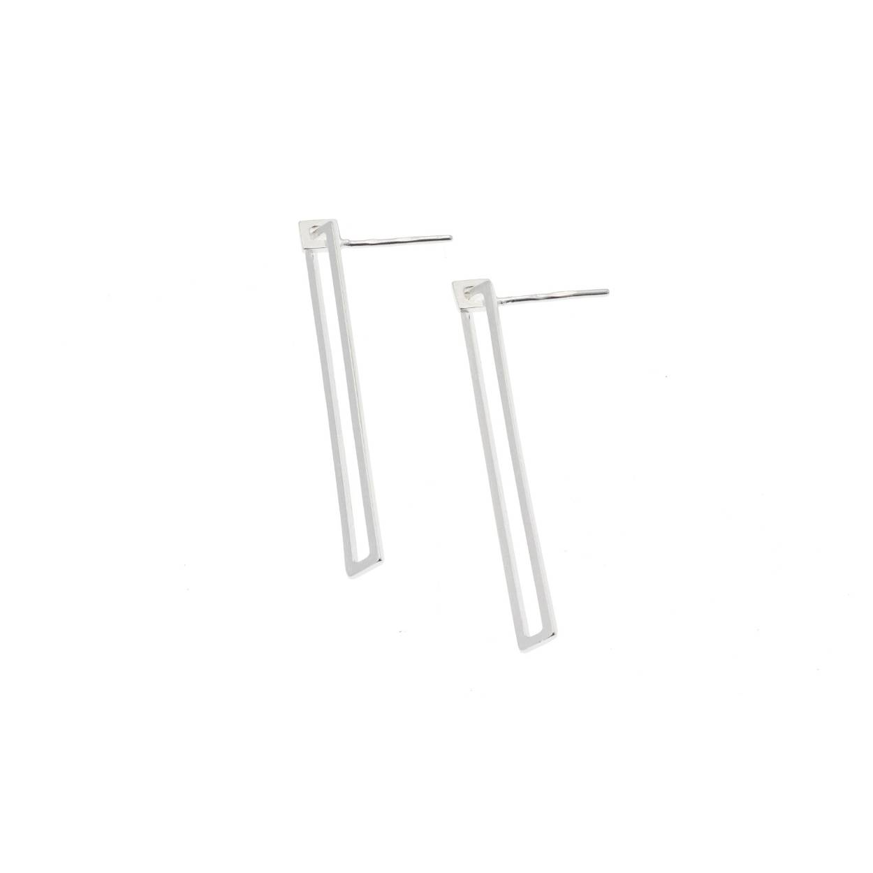 deco echo zilveren oorhangers
