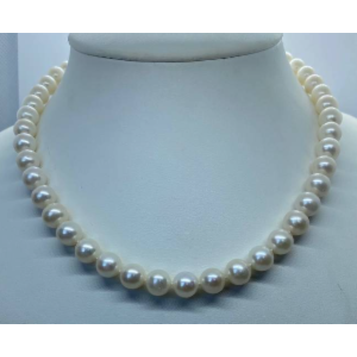 Zoetwater parelcollier Wit 8.5-9 mm