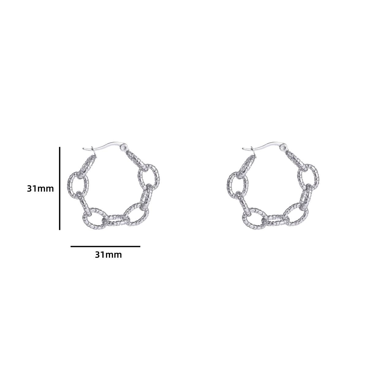 Open Chain Hoop - RH
E4309-1