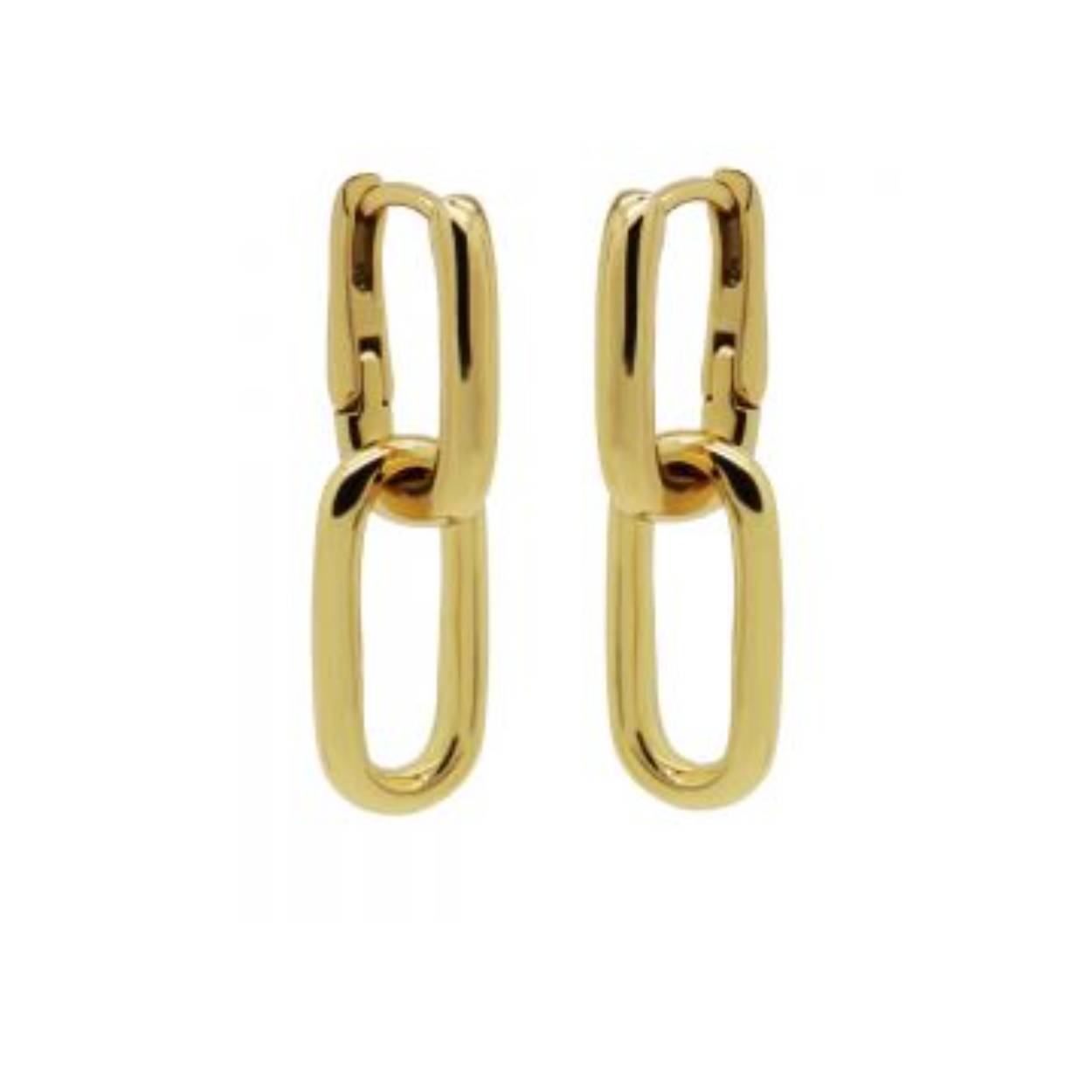 H205GP | Karma |Plain Hinged Hoops Fine Densely | Goldplated