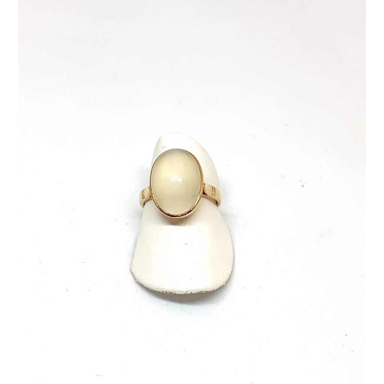 Maansteen ring 14k goud 3.79 gr