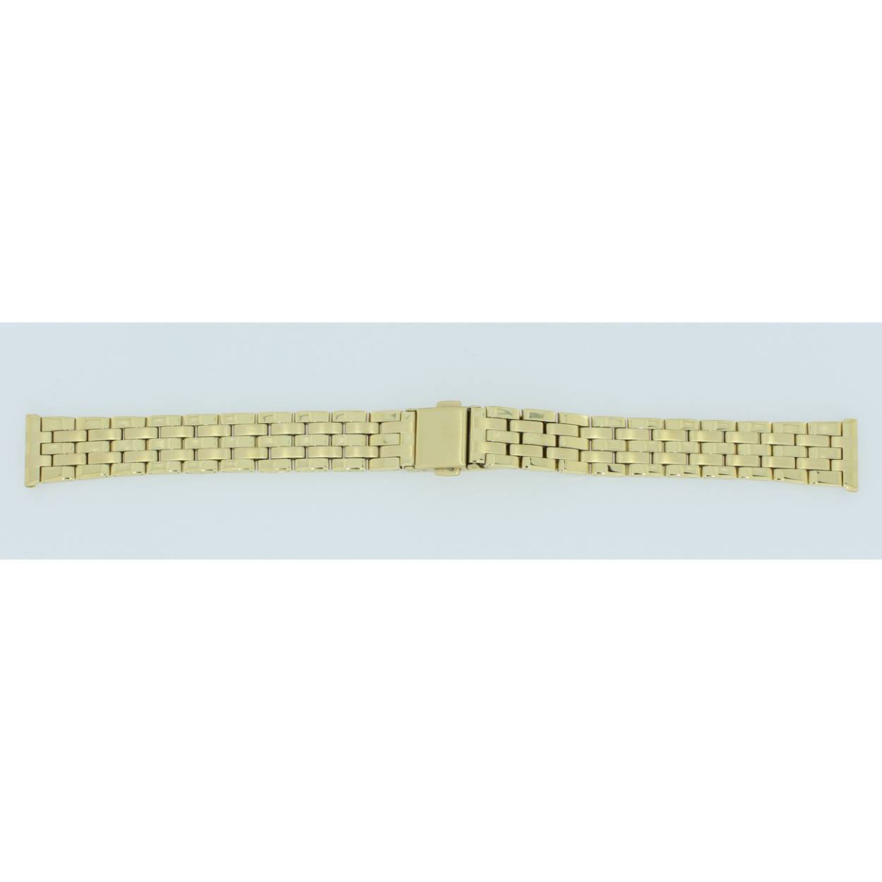 Horlogeband edelstaal 18mm geel pvd