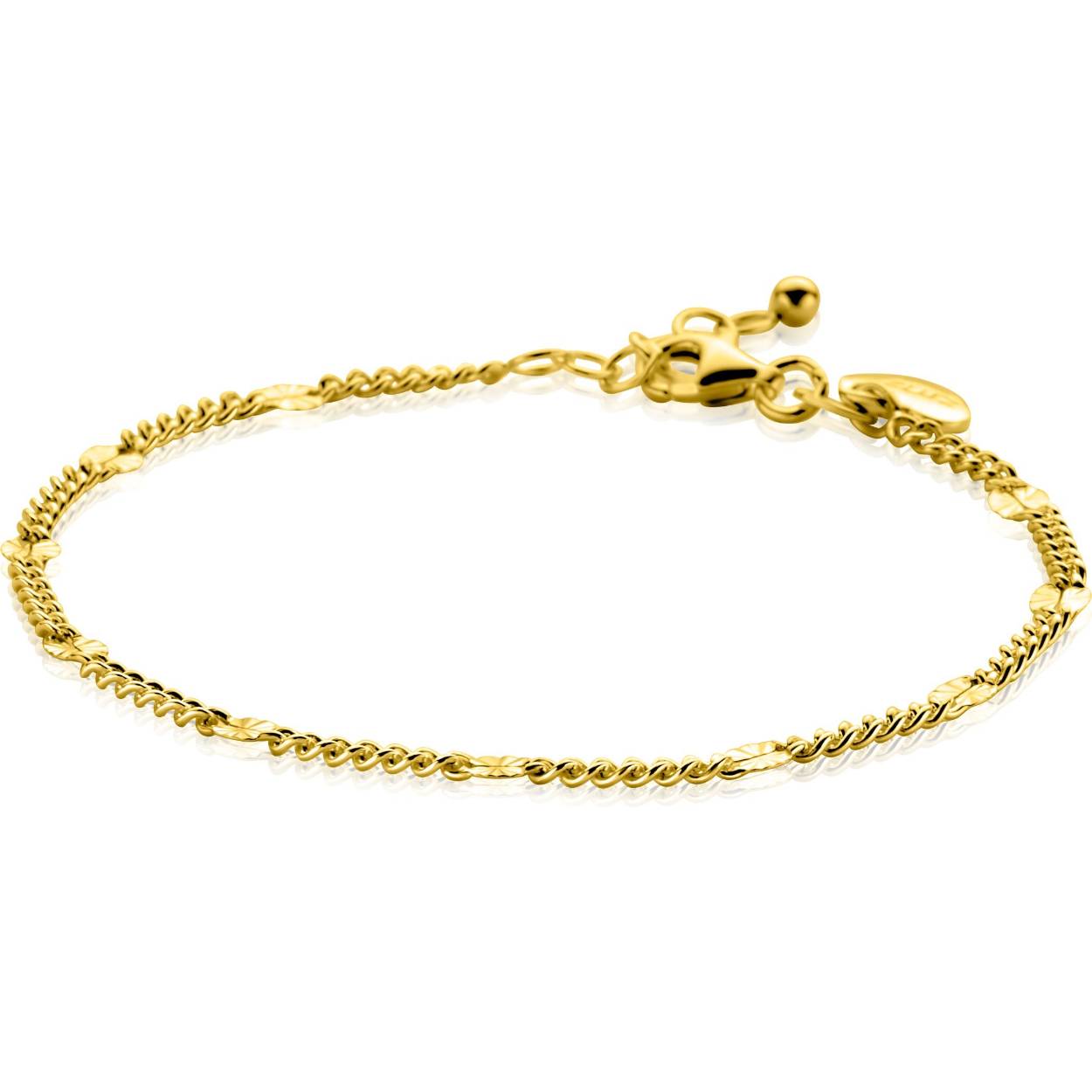 zinzi zilveren armband geelverguld
