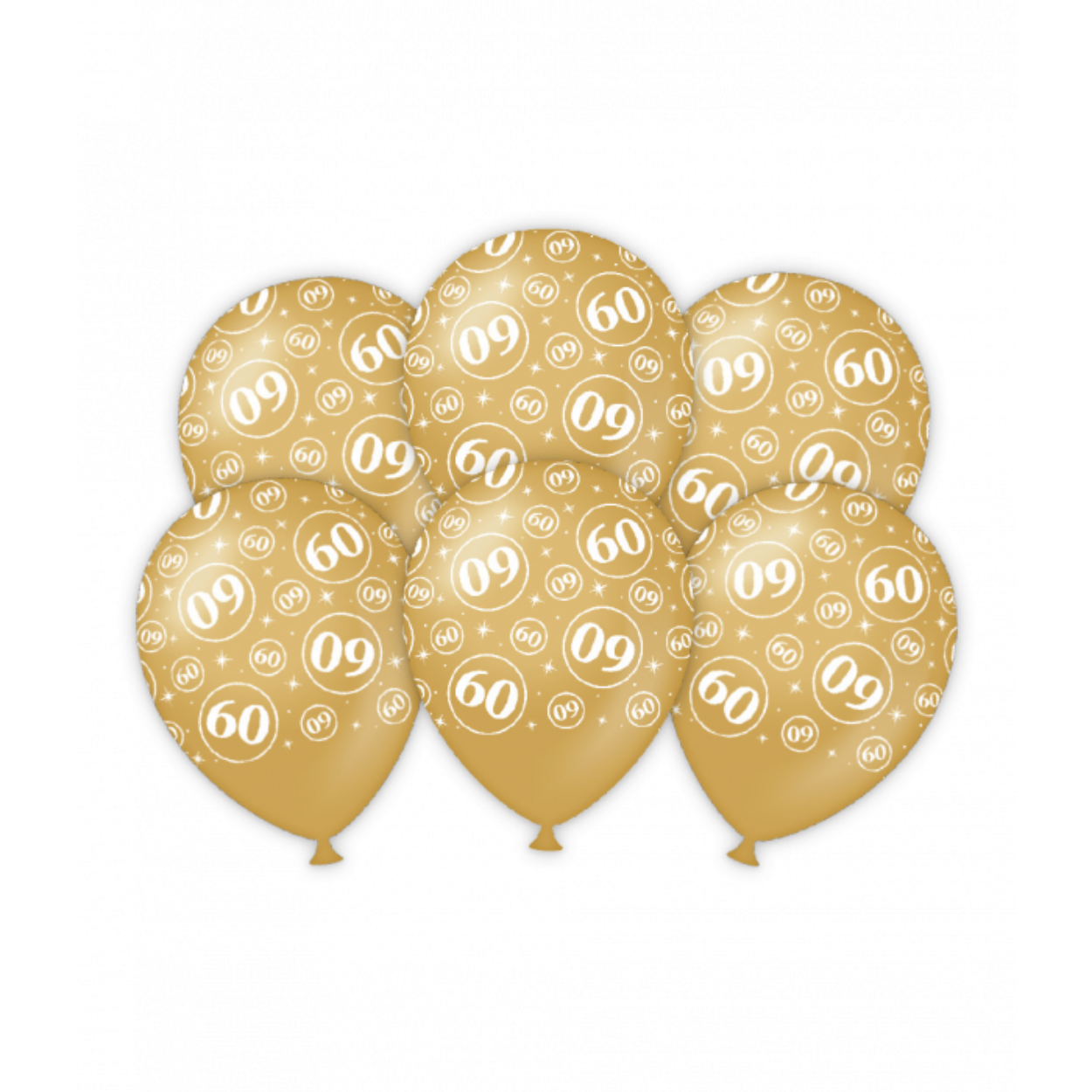 De feestelijke ballonnen 60 jaar getrouwd van Paper Dreams zijn een feestelijke toevoeging voor een echtpaar dat het 60-jarige jubileum viert. Deze ballonnen zijn gemaakt van natuurlijk latex en door het unieke design zijn deze luxe ballonnen niet alleen op het feestje zelf maar ook een eyecatcher in uw winkel. De ballonnen zijn 30 bij 30 centimeter en ze zijn verpakt per 6 stuks