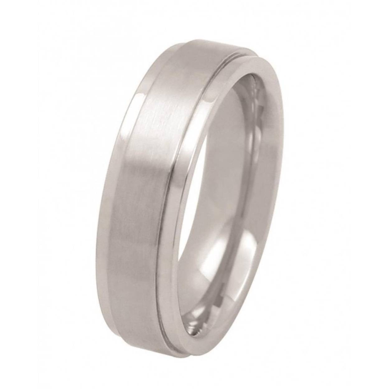 Staal ring mat/glanzend - 5.5 mm
