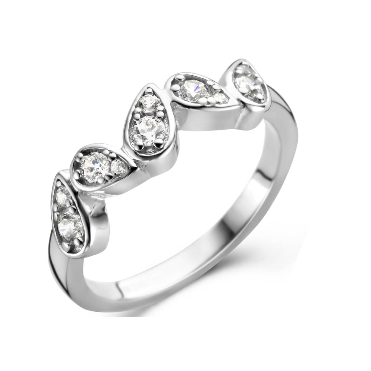 Zilveren ring met zirkonium van Silver Rose
Maat 56 (wij bestellen deze ring graag in uw maat, neem hiervoor contact op met ons!)
Bijhorende ketting, armband en oorbellen ook verkrijgbaar