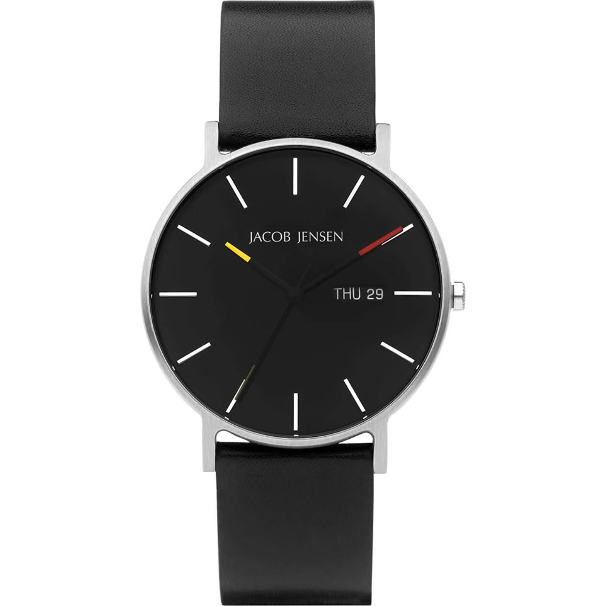 Jacob Jensen horloge, Timeless Nordic zwart/groen L