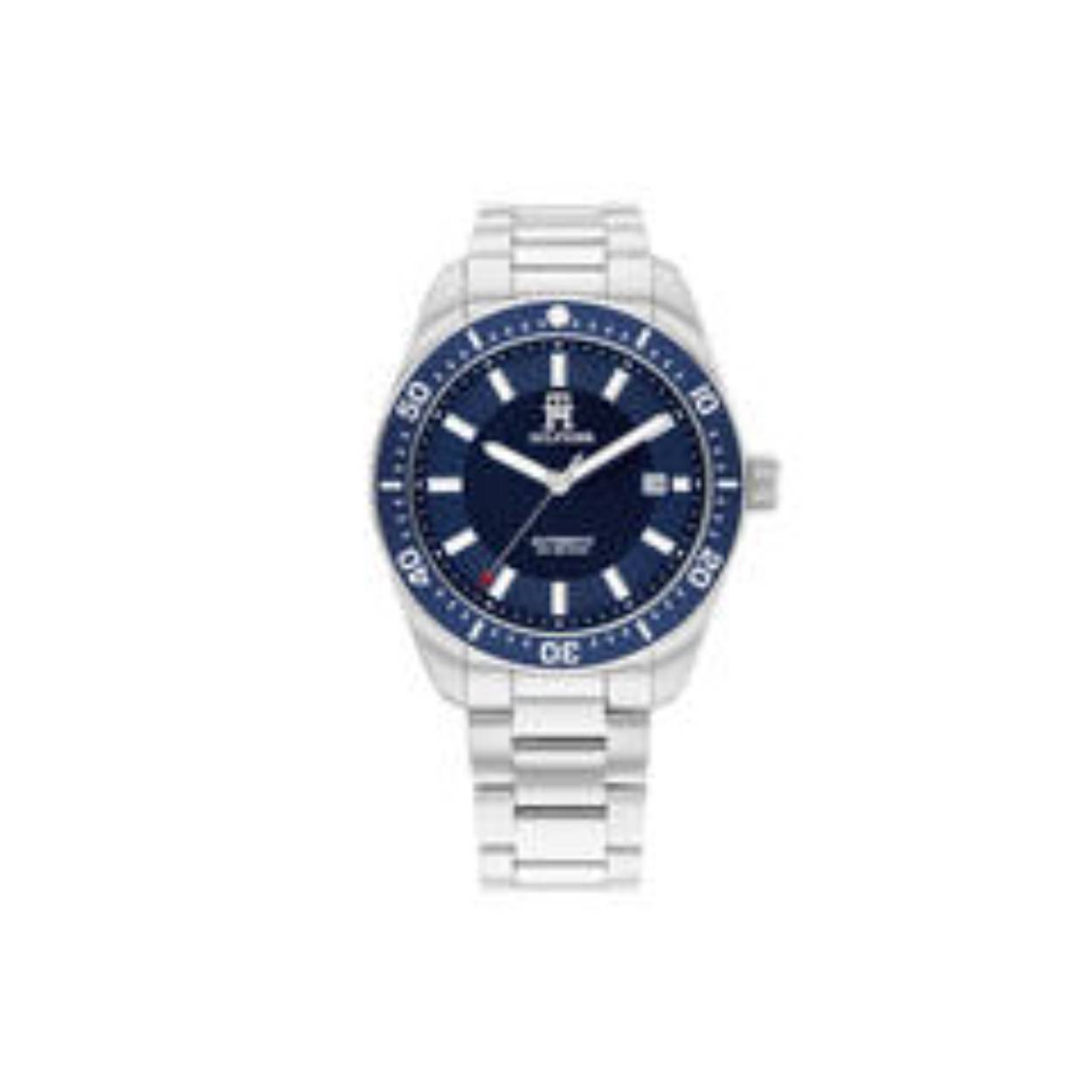 Tommy Hilfiger TH1710591 Horloge Heren Staal Zilverkleurig 40mm
Dit specifieke horloge van Tommy Hilfiger uit de TH 85 serie met artikelnr: TH1710591 is een luxe herenhorloge die niet in je collectie mag ontbreken. Het is heeft een automatisch uurwerk dat zichtbaar is aan de achterkant. Het stalen herenhorloge heeft een ronde zilverkleurige kast met een bedrukte bezel en een blauwe wijzerplaat met lumibrite cijfers en wijzers. Aan de kast zit een stalen schakelband met een vouwsluiting. Het horloge heeft een mineraalglas, een doorsnee van 40mm en is 10ATM.  

Het merk:
Sinds de lancering van het merk in 1985 is Tommy Hilfiger wereldwijd bekend geworden als pionier van de klassieke Amerikaanse coole stijl. Geïnspireerd door de iconische popcultuur en het Amerikaanse erfgoed. De dames en herencollectie van dit seizoen bestaan uit minimalistische silhouetten en rustieke lederen details. De herenhorlogecollectie biedt iconische uurwerken met roestvrijstalen, lederen en siliconen banden.

Specificaties:
- Mineraalglas 
- Ronde kast 40mm
- Zilverkleurige horlogekast
- Blauwe wijzerplaat 
- Stalen schakelband 
- 10ATM