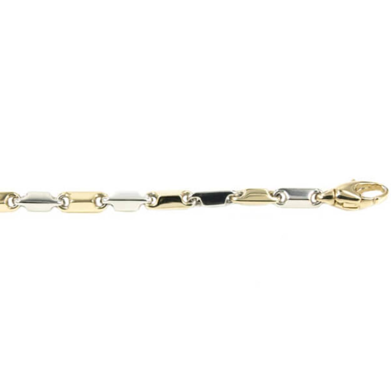 Bicolor collier onderdeel van set