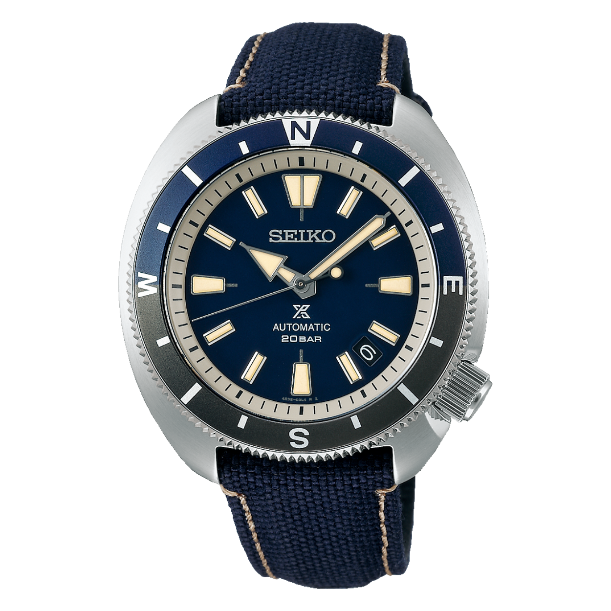 Prospex automatic nylon blauw band