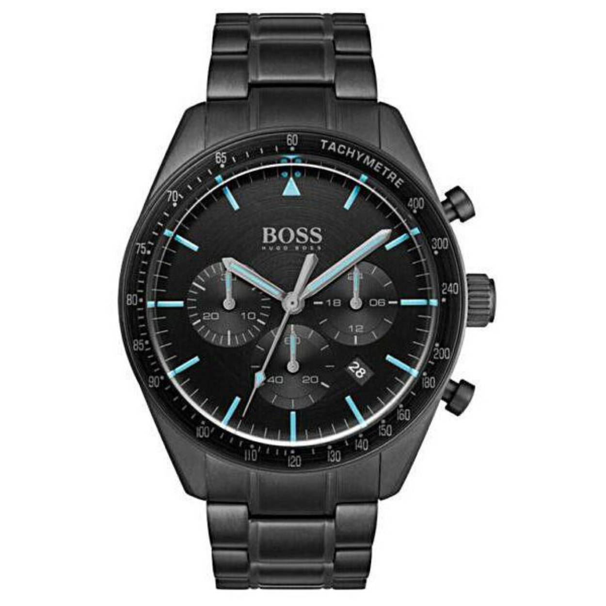 Elegante herenhorloge van het merk Hugo Boss. Dit is momenteel een van de populairste merken voor luxe heren horloges.De band is gemaakt van RVS.