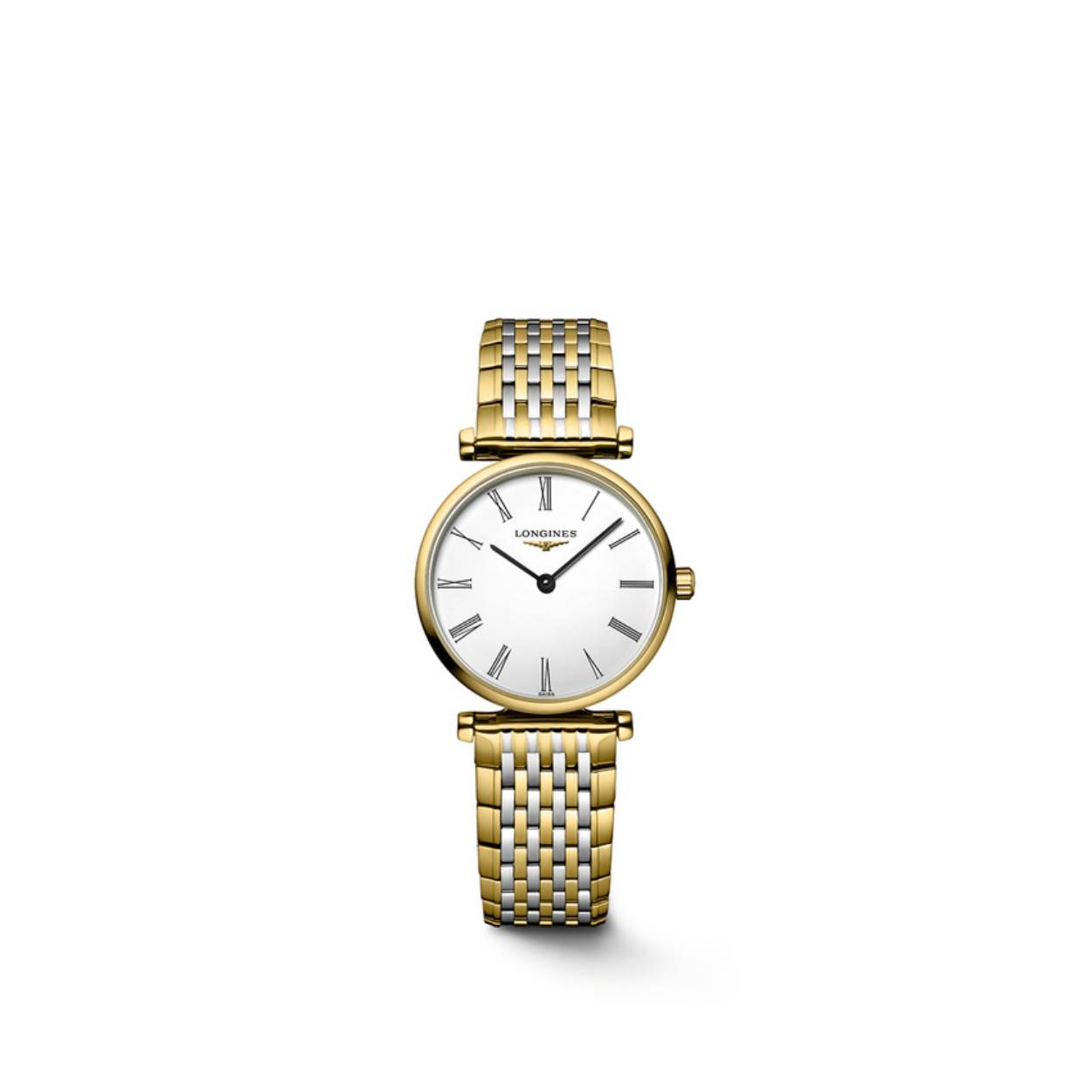 De Longines La Grande Classique L42092117 is een elegante polshorloge met een Zwitsers quartz uurwerk en een analoge wijzerplaat in Romeinse indexen. De kast is goudkleurig roestvrij staal met saffierglas. De horloge is niet allergisch en waterbestendig tot niveau 3. Combineer het met formele kleding voor een klassieke uitstraling. Geweldig voor speciale gelegenheden!