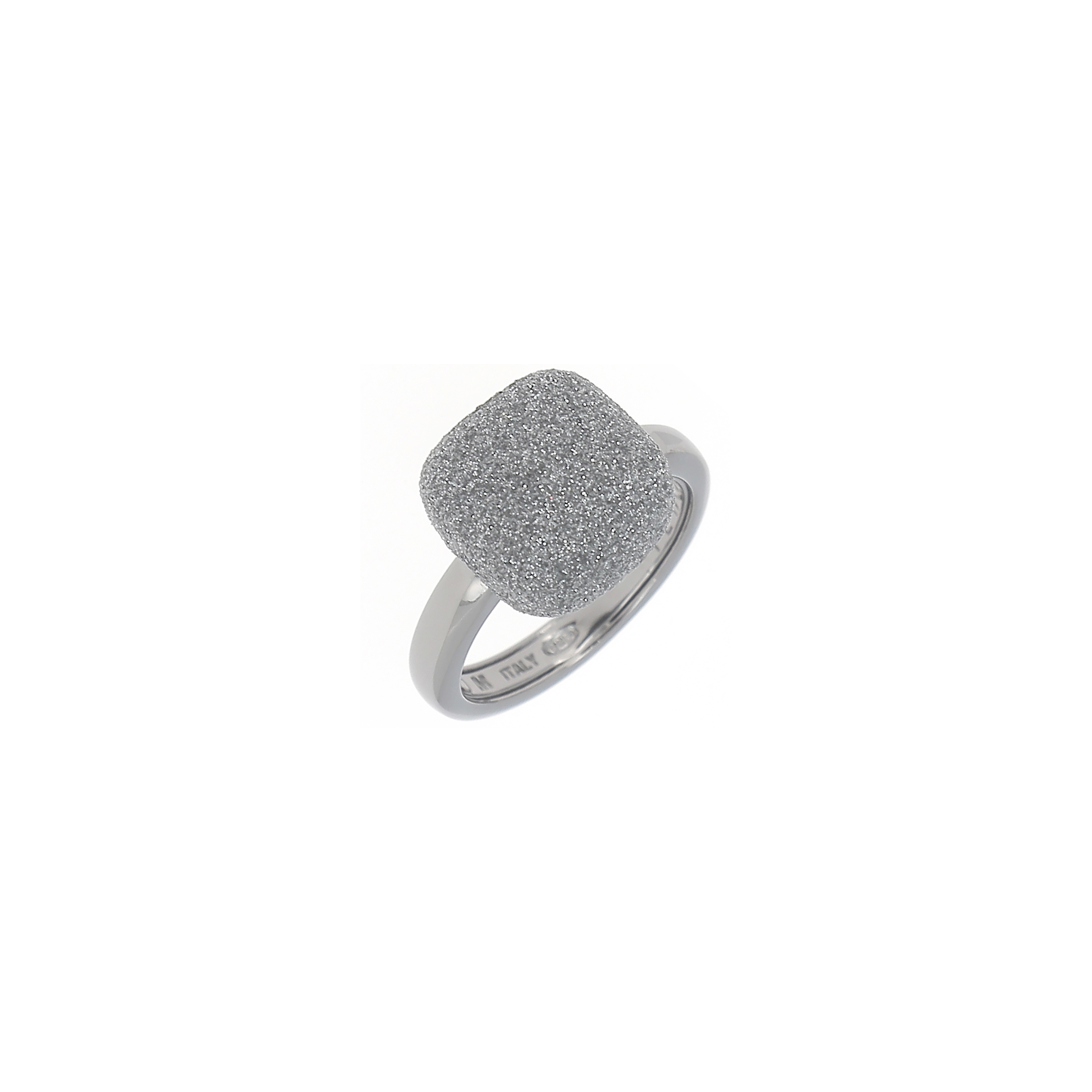 Pearl-gray dust ring.