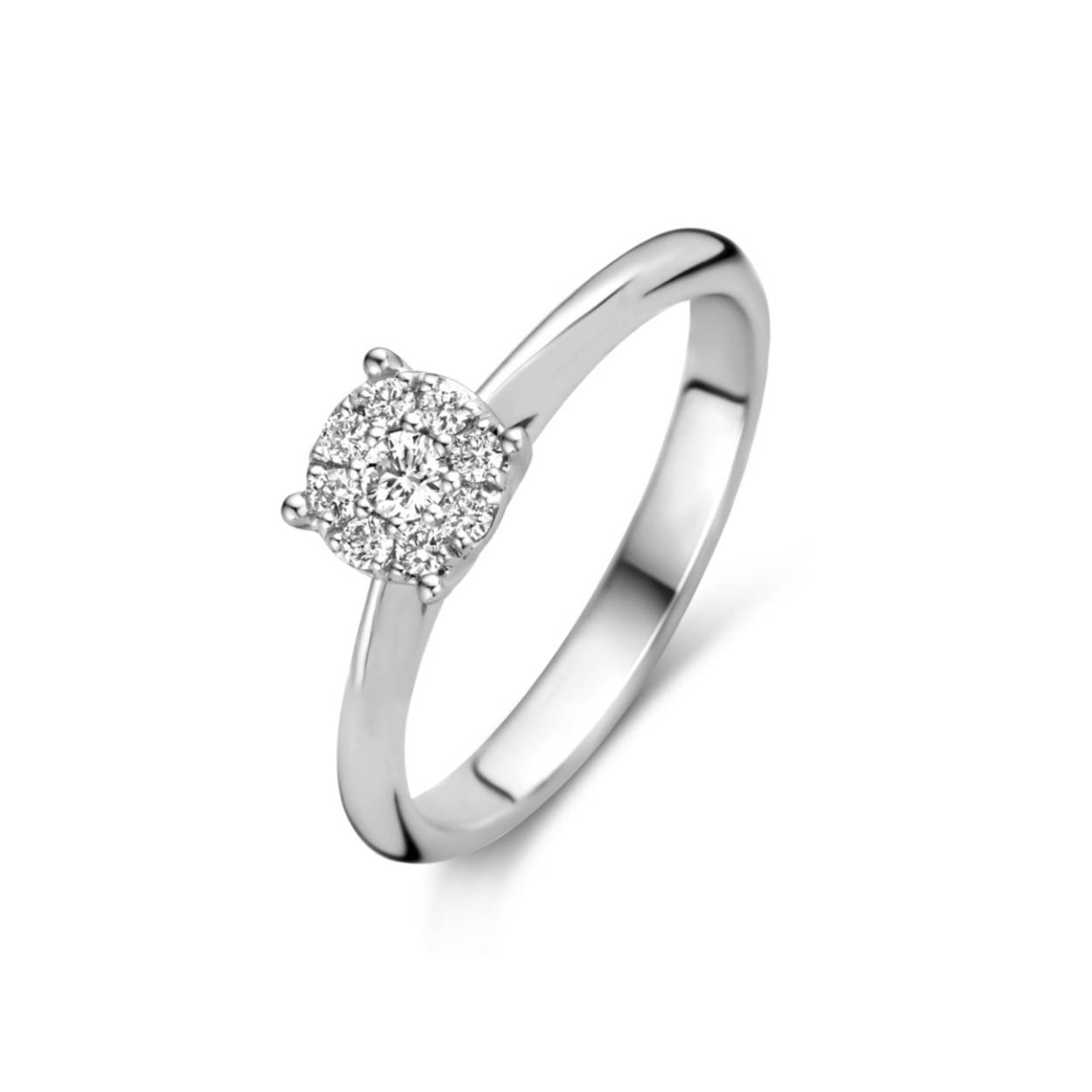 Ring goud 18kt met diamanten